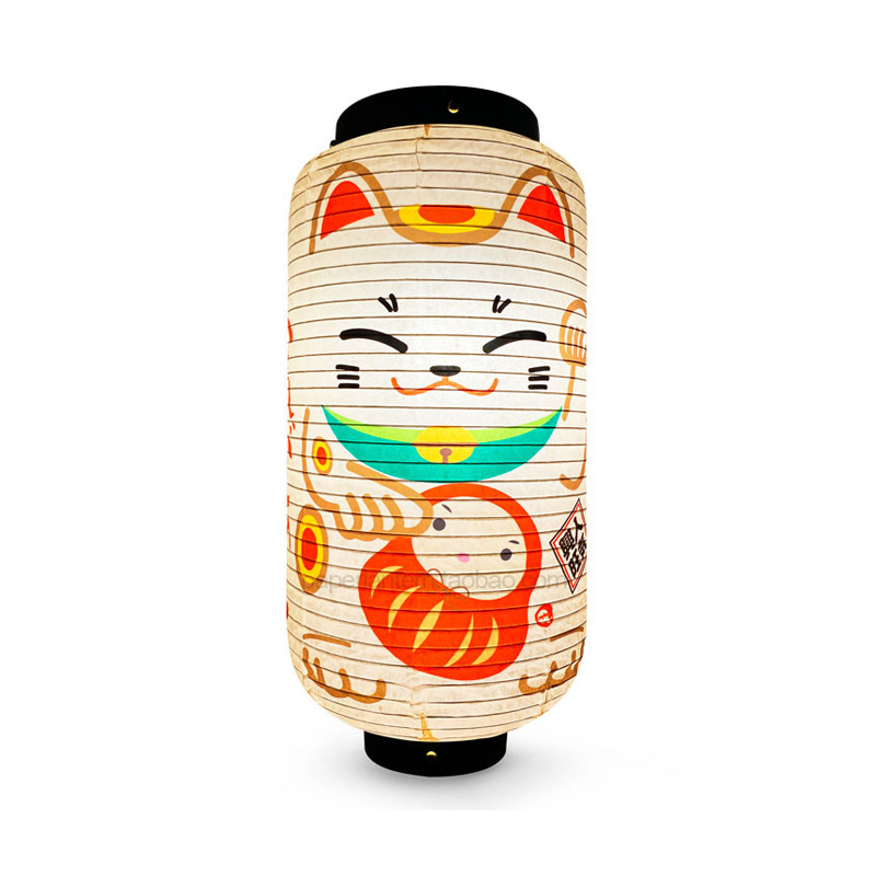 Japanese Lantern Paper - Lampu Lampion Kertas Kucing Keberuntungan Jepang