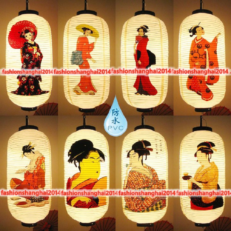 Japanese Lantern Paper - Dekorasi Restoran Toko Luar Ruangan Wanita