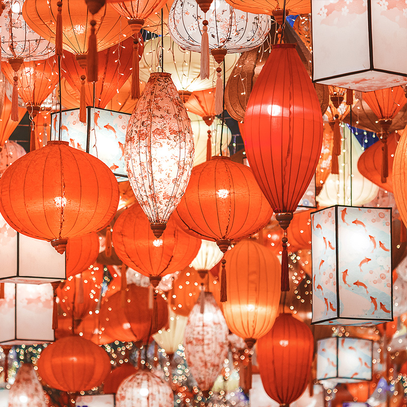 Lentera Cina Retro Tradisional - Japanese Lantern Paper ulasan dan harga