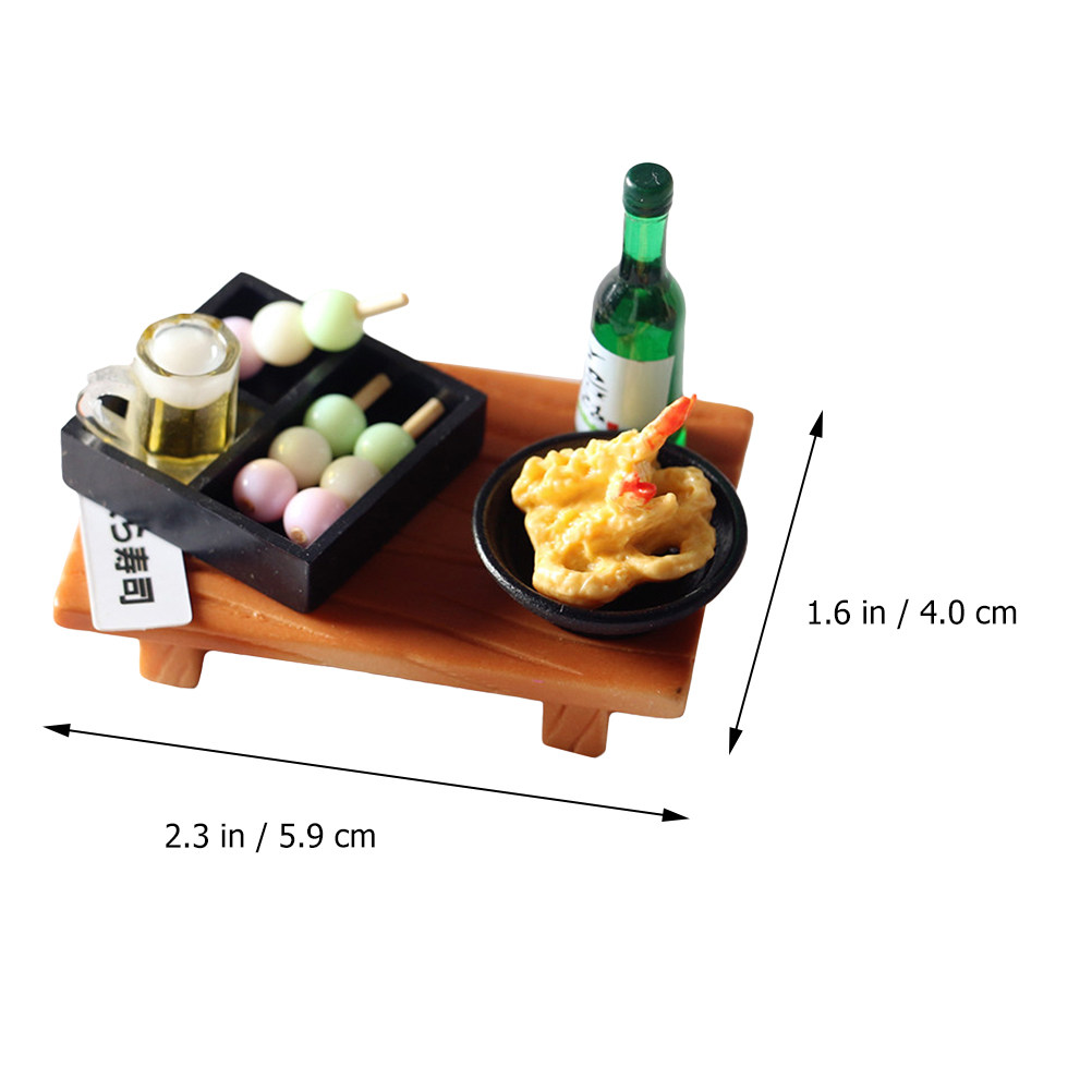3 Buah Set Dekoratif Realistis - Japanese Food Lifestyle ulasan dan harga