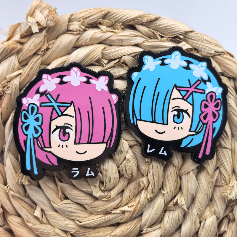 Lencana Logam Ram Rem Anime Re - Japan Lifestyle ulasan dan harga