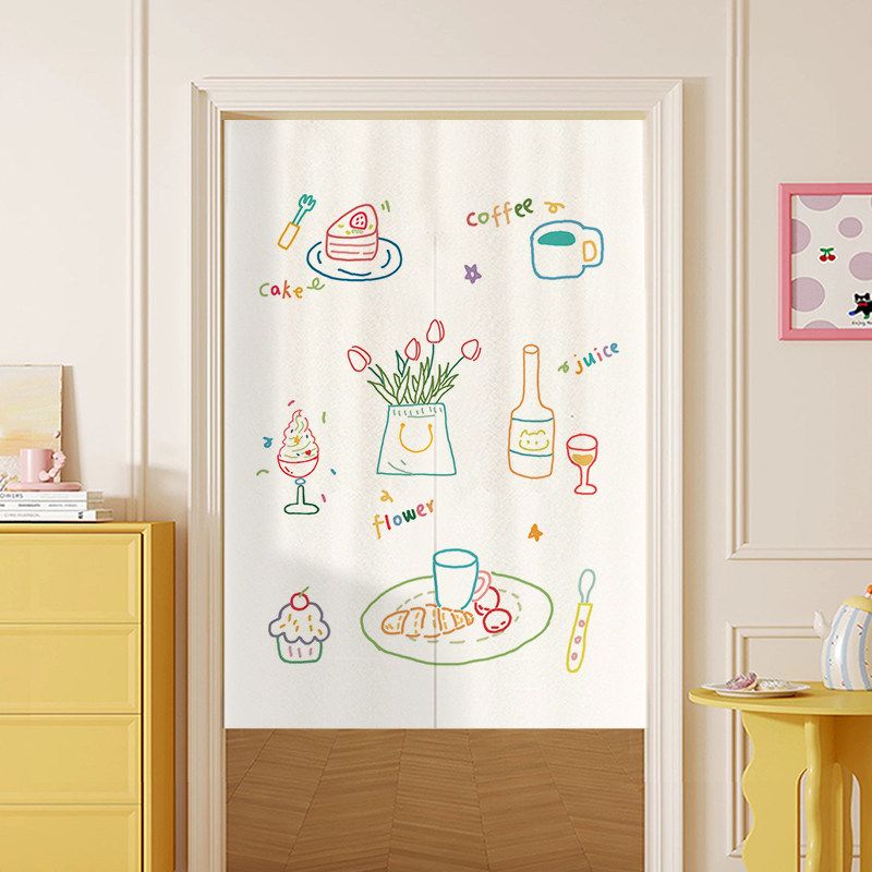 VIKAMA Tirai Pintu Noren Motif - Noren Curtain Doorway ulasan dan harga