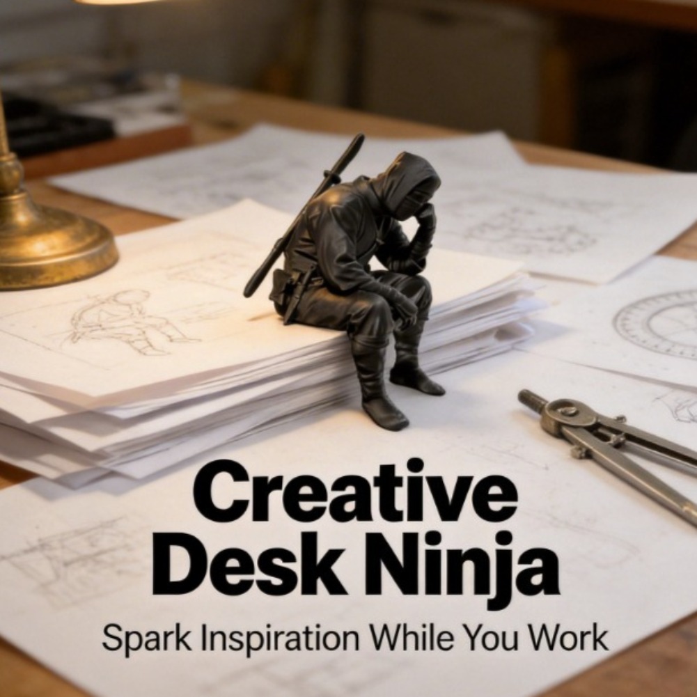 Patung Ninja Jepang Duduk 3D D - Japan Lifestyle ulasan dan harga
