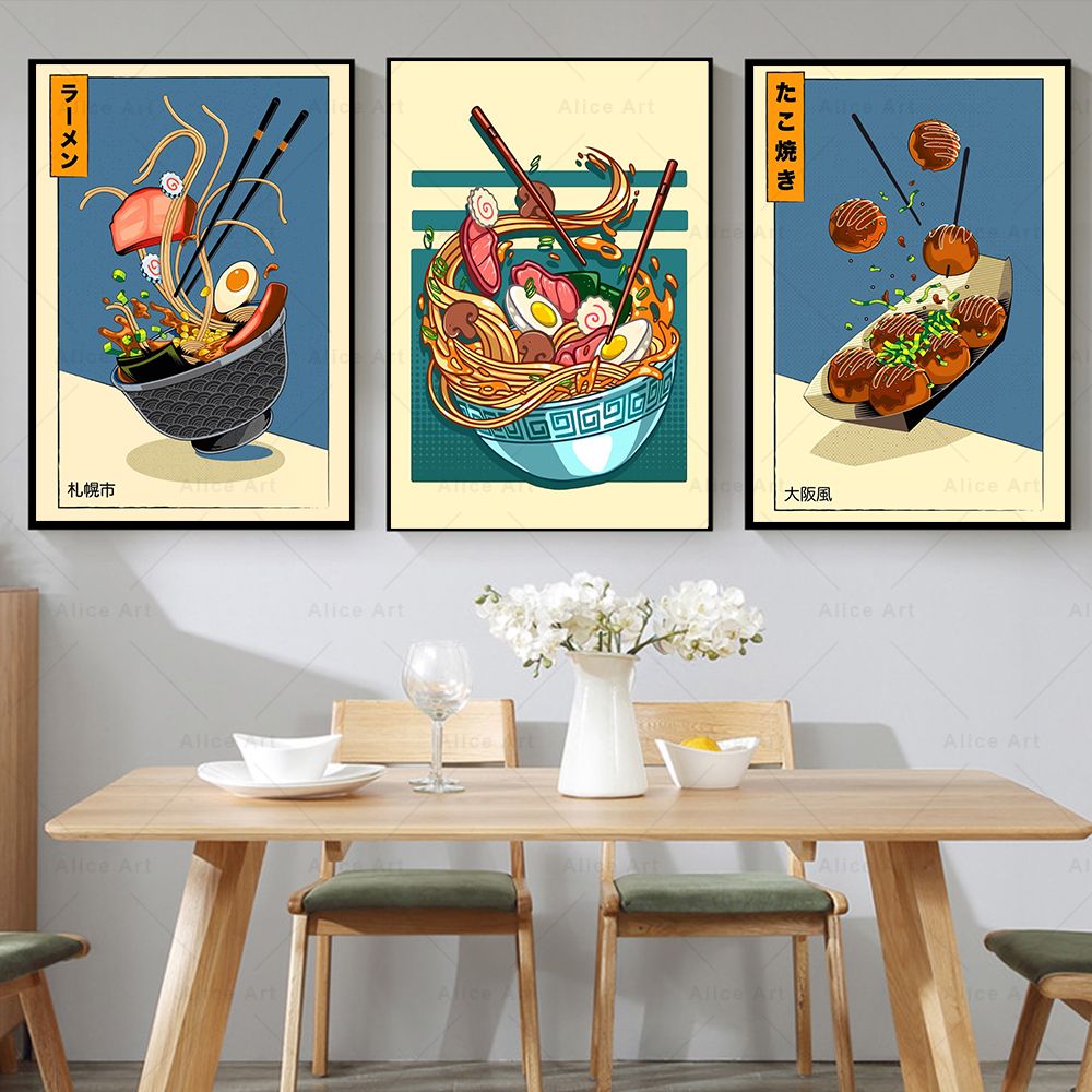 Gaya Jepang Poster Dapur Makan - Japanese Food Lifestyle ulasan dan harga