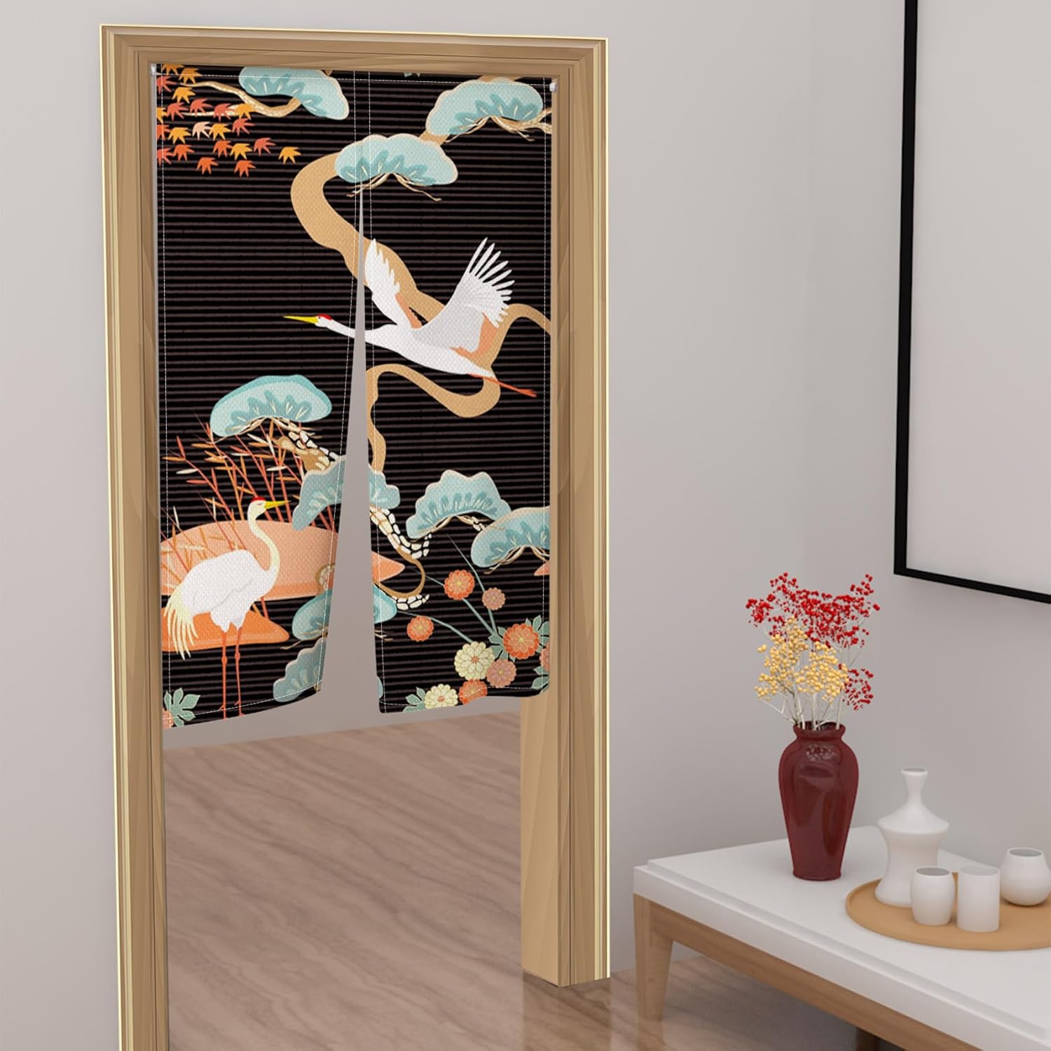 Tirai Pintu Gaya Tradisional J - Noren Curtain Doorway ulasan dan harga