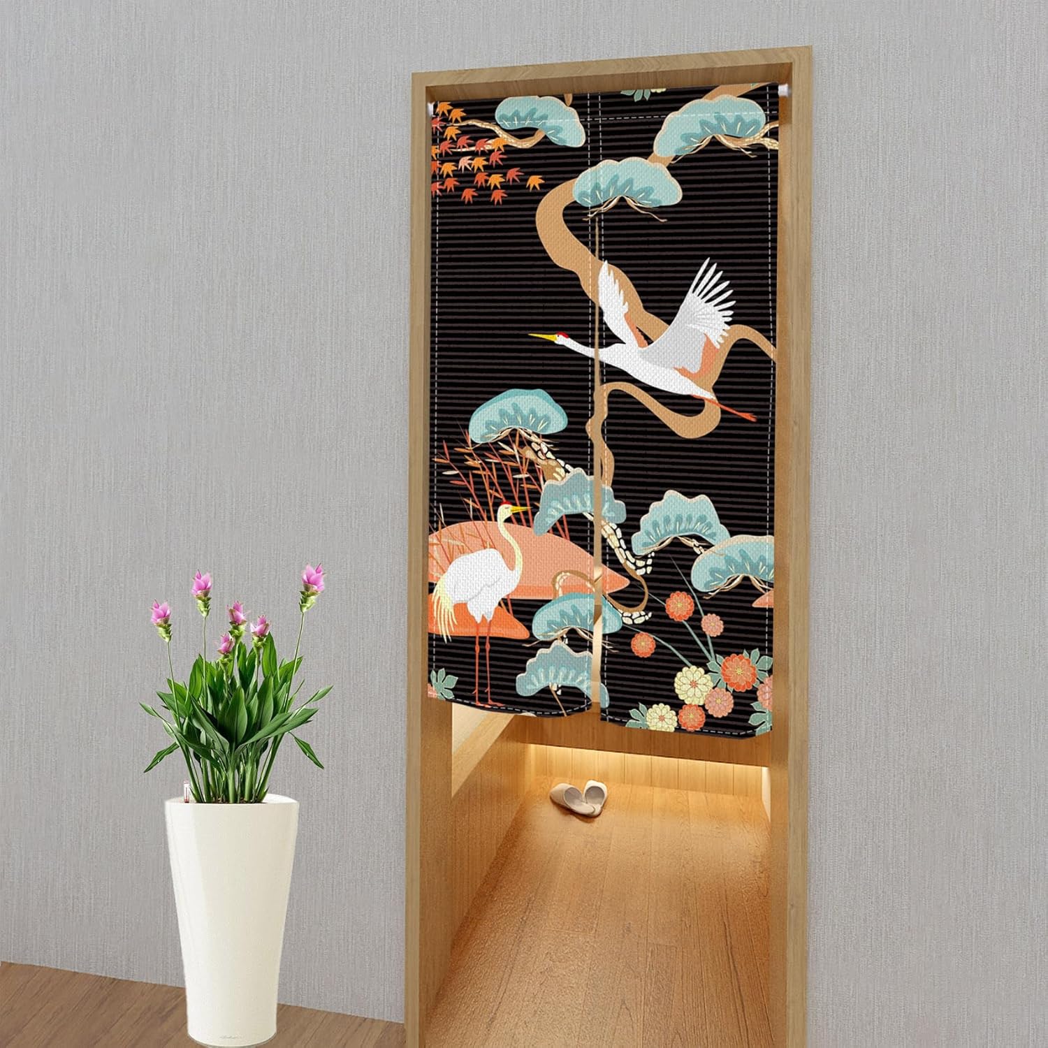 Tirai Pintu Gaya Tradisional J - Noren Curtain Doorway ulasan dan harga